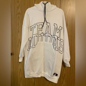 Adidas Team Hoodie Dress White Size S | NWOT